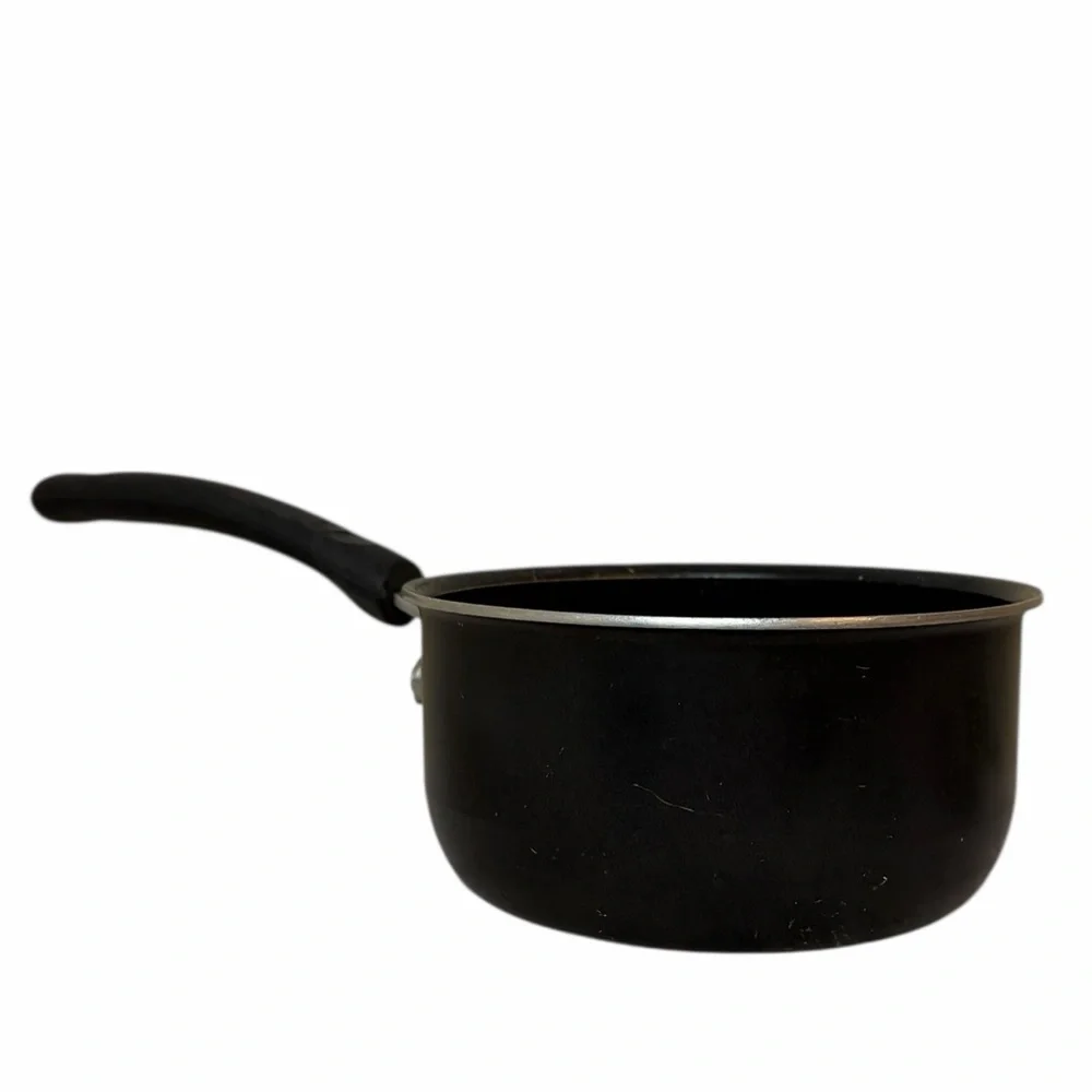 T-fal Black Nonstick Saucepan | Small Sauce Pot with Handle | Cookware